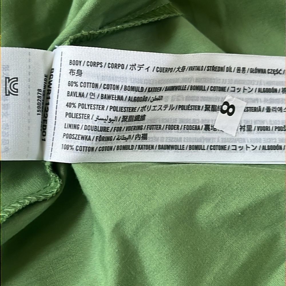 NWT Abercrombie & Fitch One-Shoulder Cutout Maxi Dress in Green size medium - Picture 10 of 11